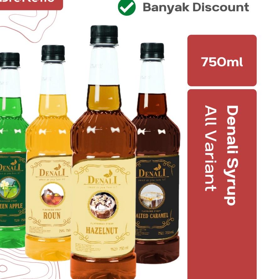 

♫ DENALI SYRUP [PROMO] RHUM CARAMEL HAZELNUT VANILA LYCHE SALTED CARAMEL CRANBERRY RASPBERRY STRAWBERRY ALMOND KIWI PEACH GREEN APPLE ✾