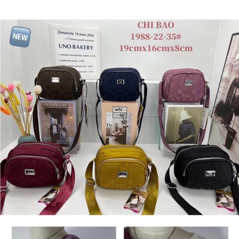 CB1988-35 TAS SELEMPANG WANITA IMPORT CHIBAO