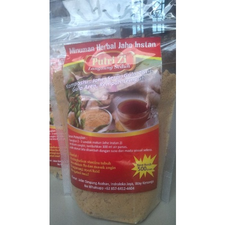 

Minuman Herbal Jahe Instan Putri Zi