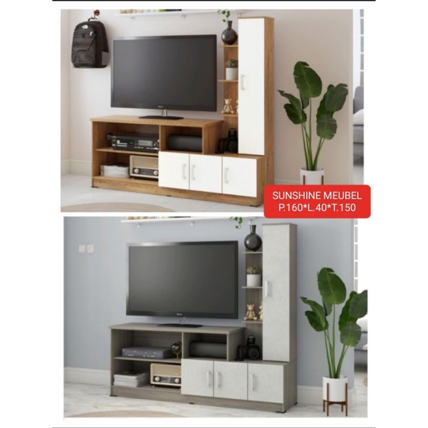 MEJA TV MINIMALIS MODERN MINIMALIS PUTIH