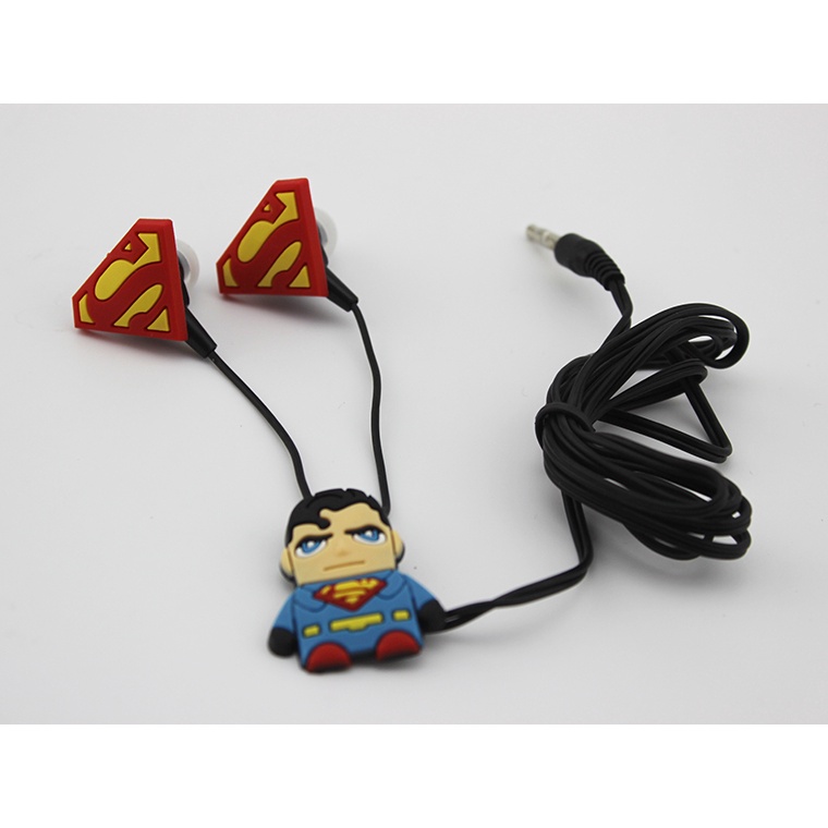 Headphone Kabel Super-Man In Ear Earphone 3.5mm Headset