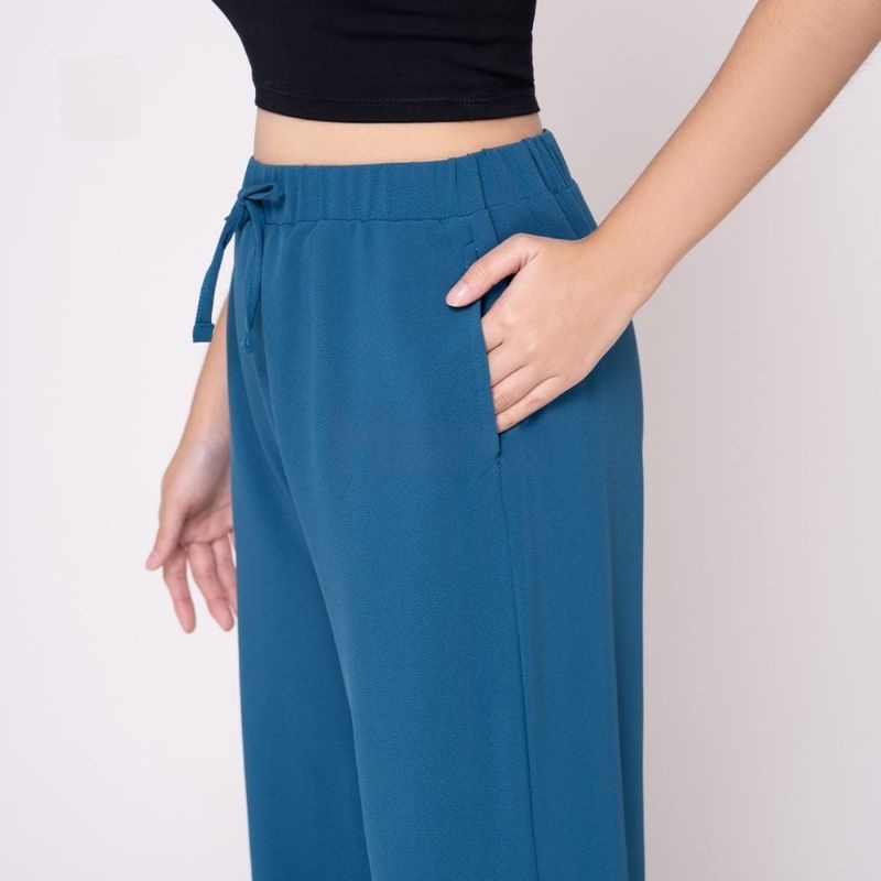 Izzie Loose Pants Celana Kulot Wanita Celana Kerja High Waist