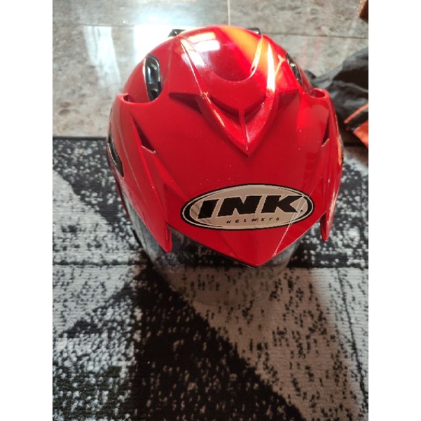 HELM INK T1 MERAH FERRARI