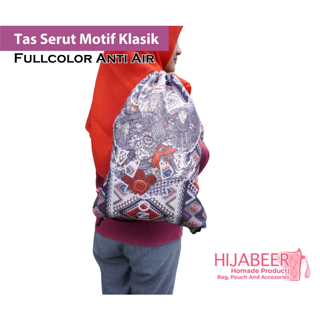 Tas Serut Waterproof Special Edition - Tas Serut Kekinian Anti Air