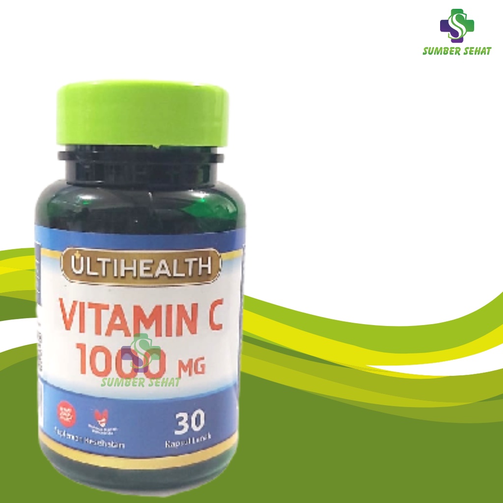 ULTIHEALTH VITAMIN C 1000 MG BOTOL 30 KAPSUL