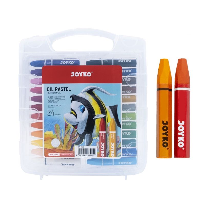 

Crayon Titi Joyko 24 - Crayon Krayon Minyak Oil Pastel Joyko Isi 24 Warna