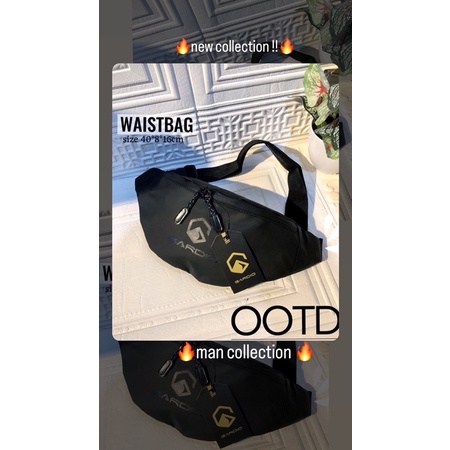 WAISTBAG PRIA / WESTBAG / WB / TAS SLEMPANG WATERPROOF