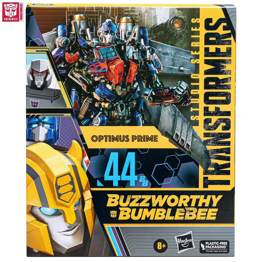 TRANSFORMERS BUZZWORTHY BUMBLEBEE Studio Series Leader 44 BB Jetwing Optimus Prime Action Figure