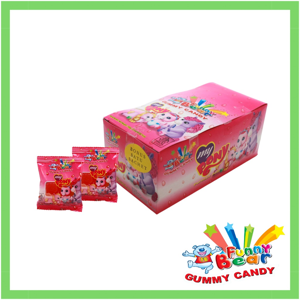 

Funny Bear Mypony Gummy Candy