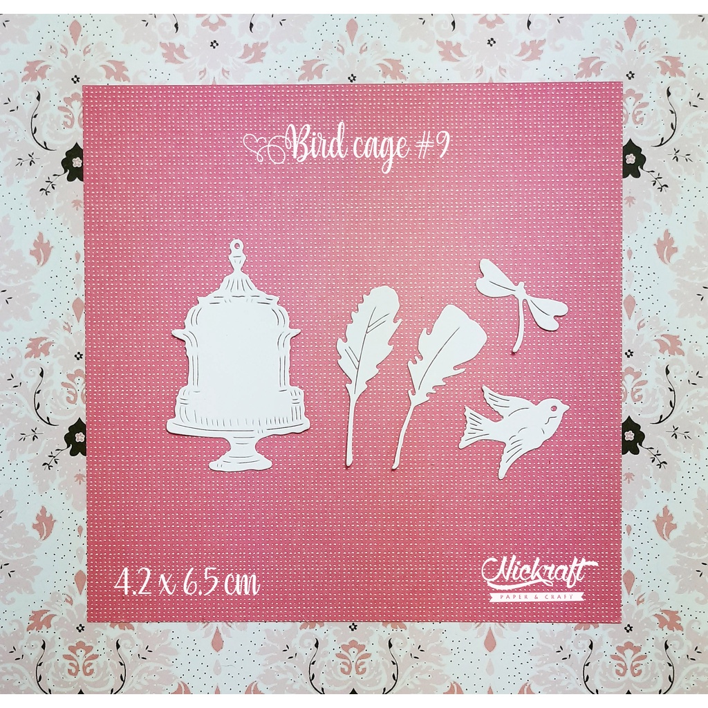 

BIRD CAGE #9 - Hiasan Scrapbook Sangkar Burung Merpati