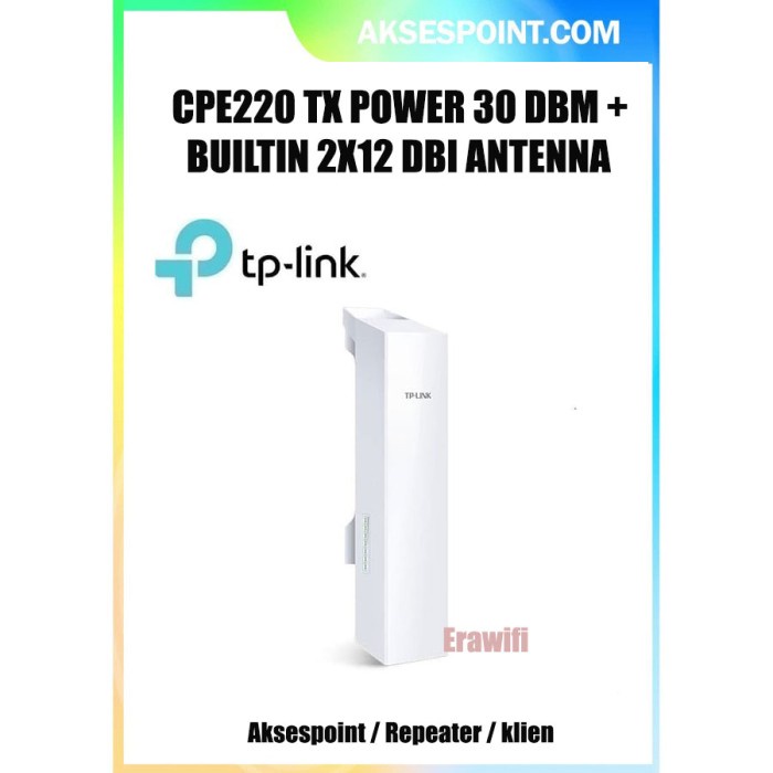 Produk Terbaru Tp-Link Cpe220 300Mbps 12Dbi Outdoor Cpe Router Tp Link Pharos Cpe220