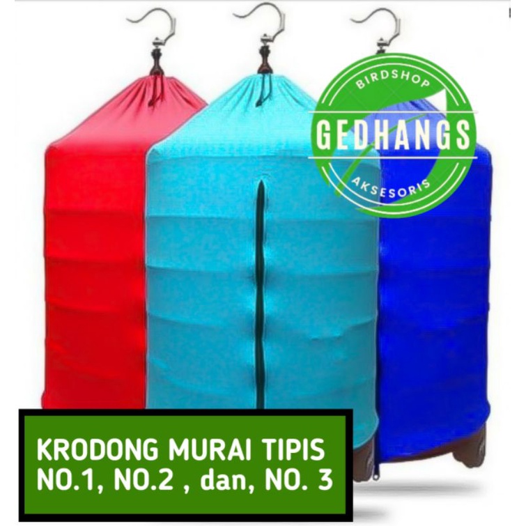 krodong kerodong sangkar kandang murai tipis no1, 2,3