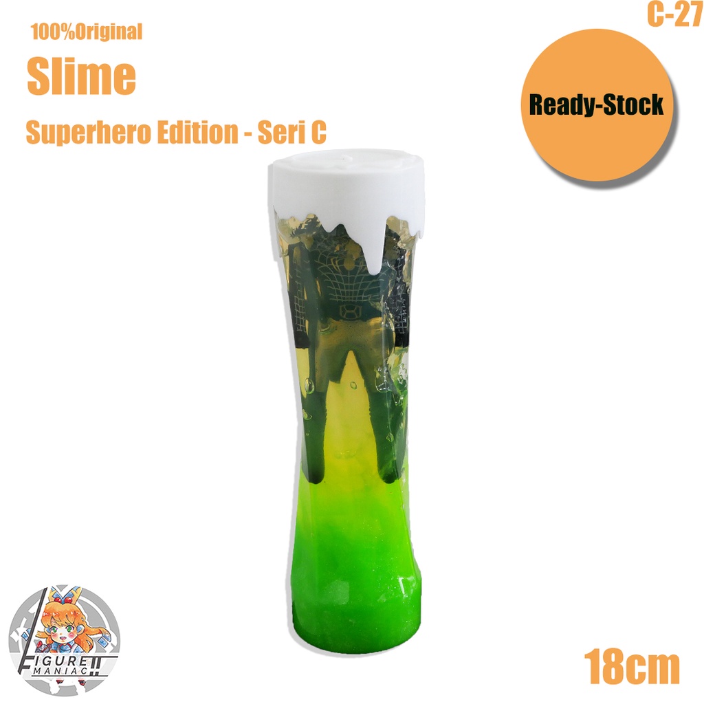 Mainan Anak - Slime Squishy Slime Superhero Edition Import Premium Slime Lucu Cute Slime Aman Crystal Mud Superhero