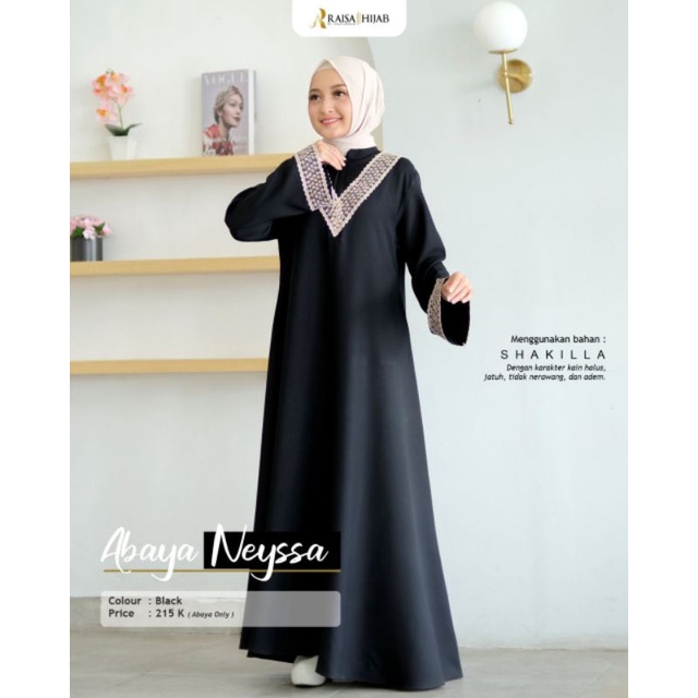 COD ABAYA NEYSSA BY RAISA HIJAB/ABAYA ONLY