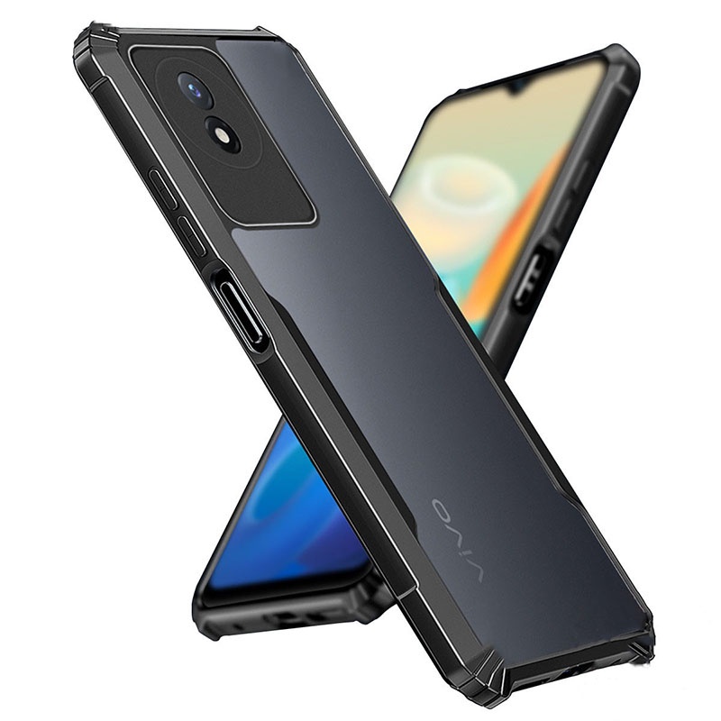 Transparan Softcase VIVO Z1 V11 Pro Y02 Y35 Y02S Y35 Y16 Y50 Y30 Y30i Y73 Y19 Y5S Y17 Y15 Y12 Y11 Y12i Y20 Y20S Y20i Y12S Y21 Y33S Y21S Y21A V21 V21E 4G 5G Casing Anti jatuh HP Soft Case