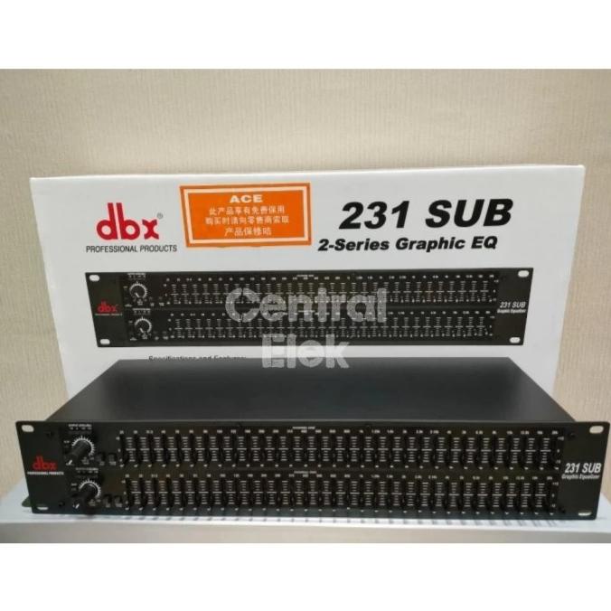 Equalizer DBX 231 Sub Output Sub Grade A