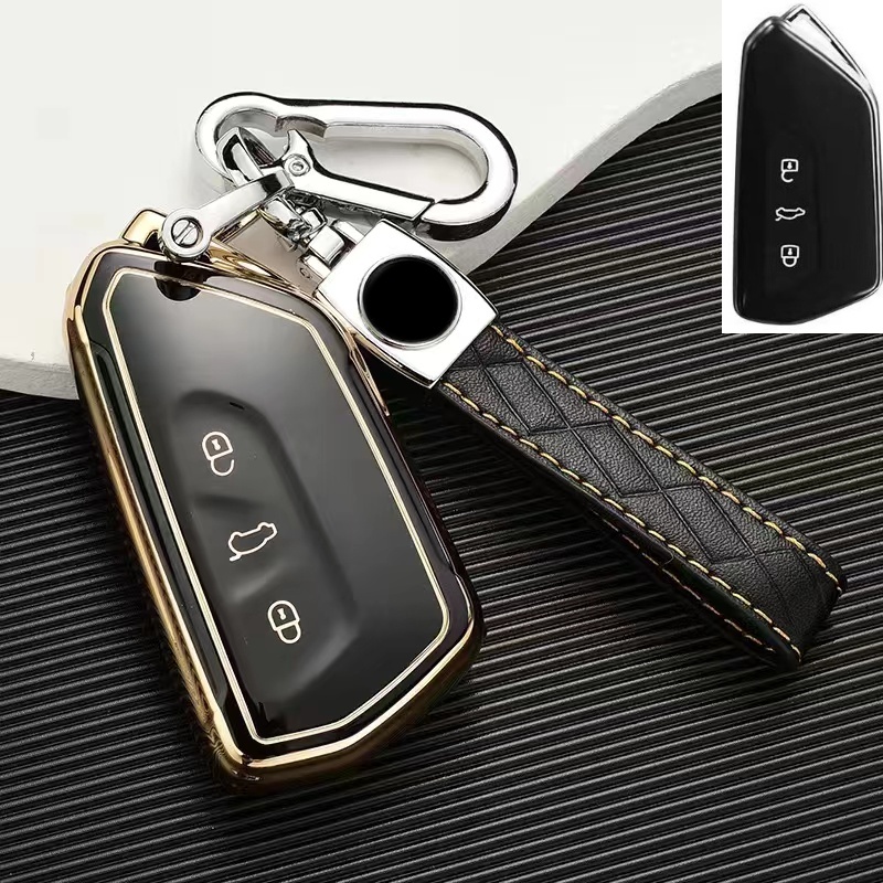 Untuk Volkswagen CC Key Cover Passat B7/Magotan/Magotan Varian/VW Key Case Full Protect Shell Key Case