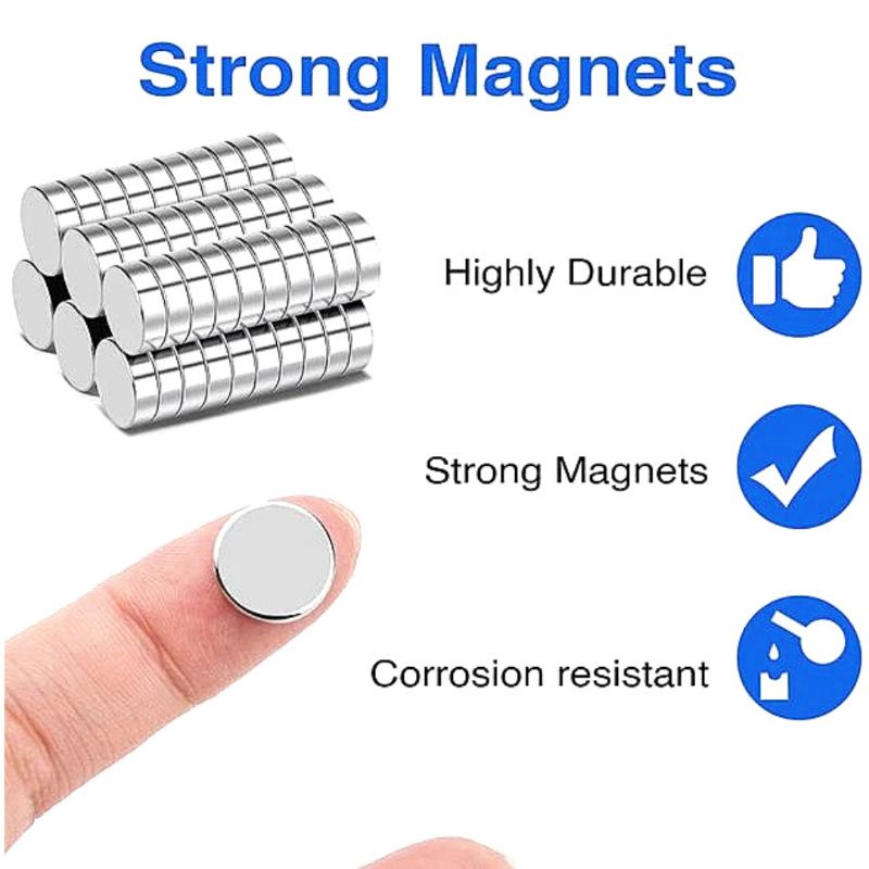 Neodymium Magnet Putih Berbentuk Coin Tebal