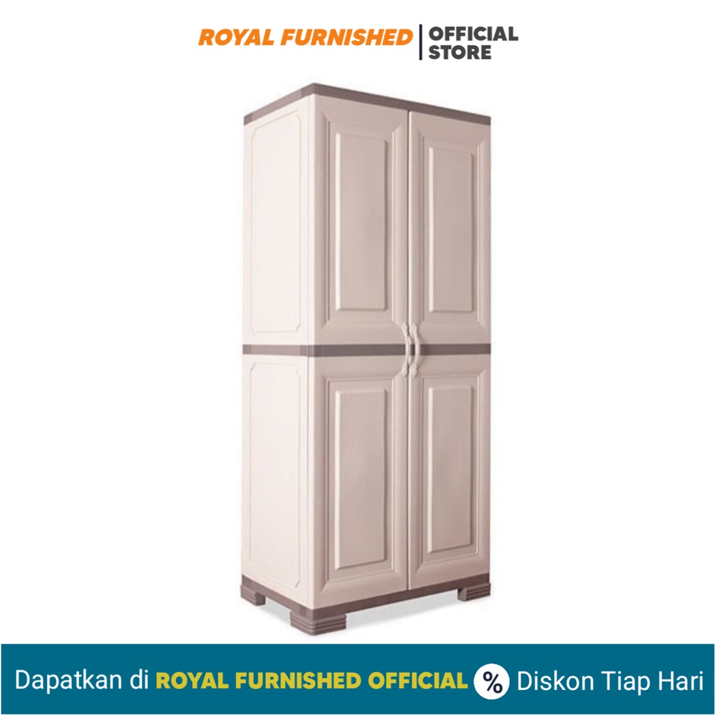 OLYMPLAST LEMARI PAKAIAN PLASTIK 2 PINTU ST 01