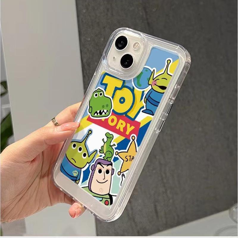 IPHONE Casing Ponsel Lembut Lucu Kompatibel Untuk Casing Iphone14 13 12 11 Pro XS Max X XR 7 8 6S Plus Silcone Shockproof Transparan TPU Cover