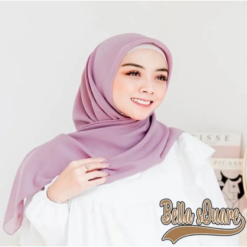 (COD) SEGI EMPAT BELLA SQUARE //NECI //KERUDUNG//BELA SQUARE