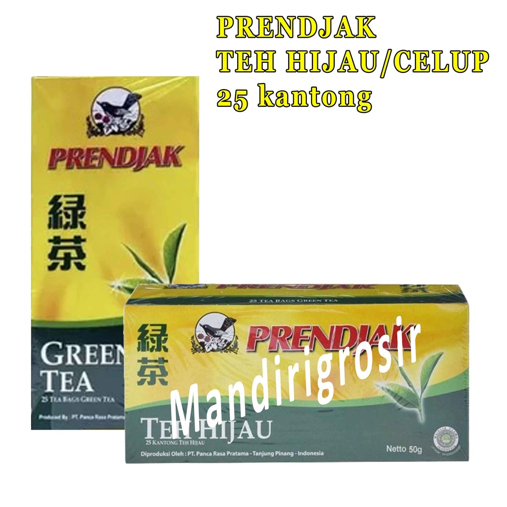 Prendjak* Teh Celup* Teh Hijau* Isi 25 Kantong