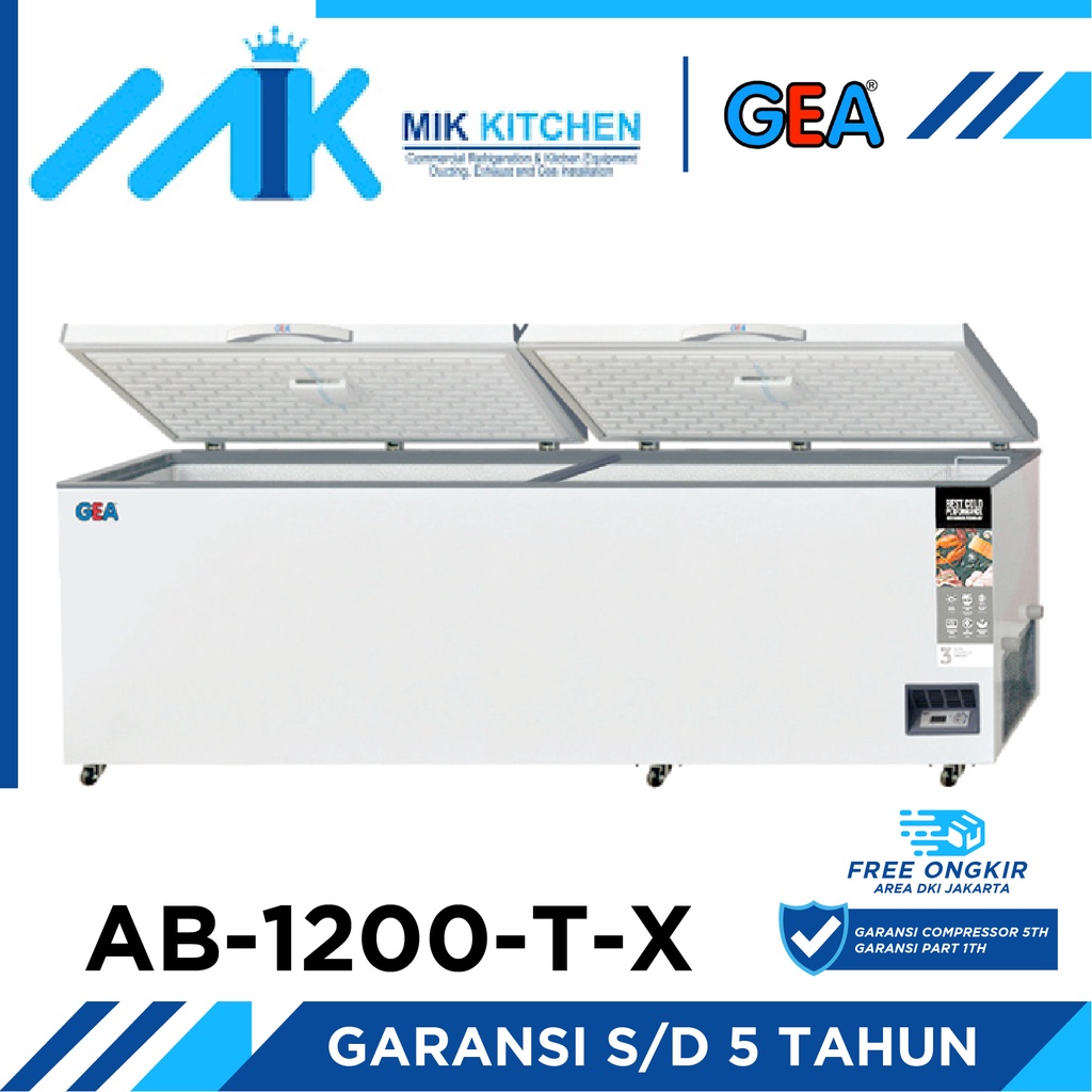 GEA AB-1200-T-X ( Chest Freezer ) kapasitas 1050 liter