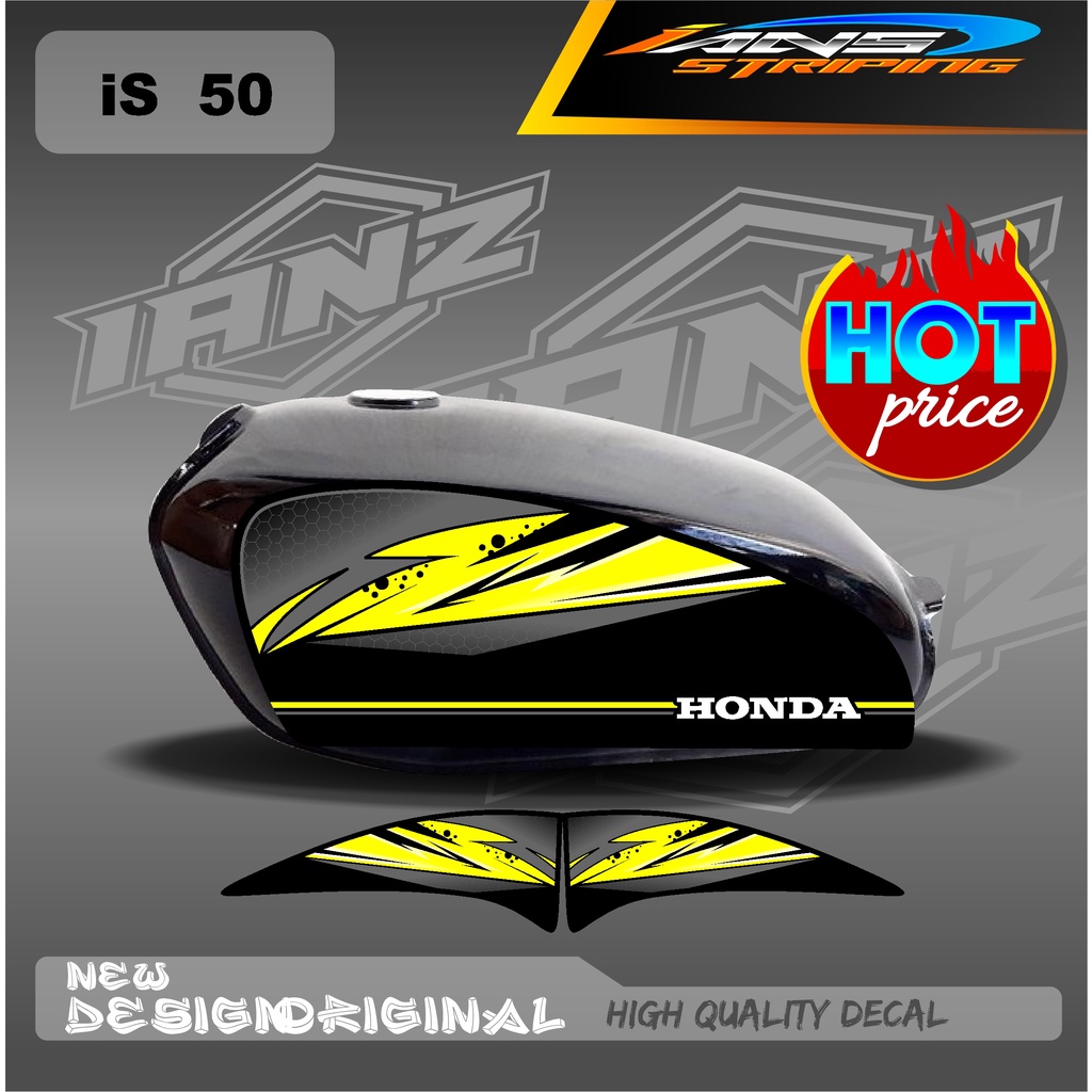 NEW STRIPING LIST TANGKI CUSTOM CB100 HOLOGRAM/NON HOLOGRAM IS50