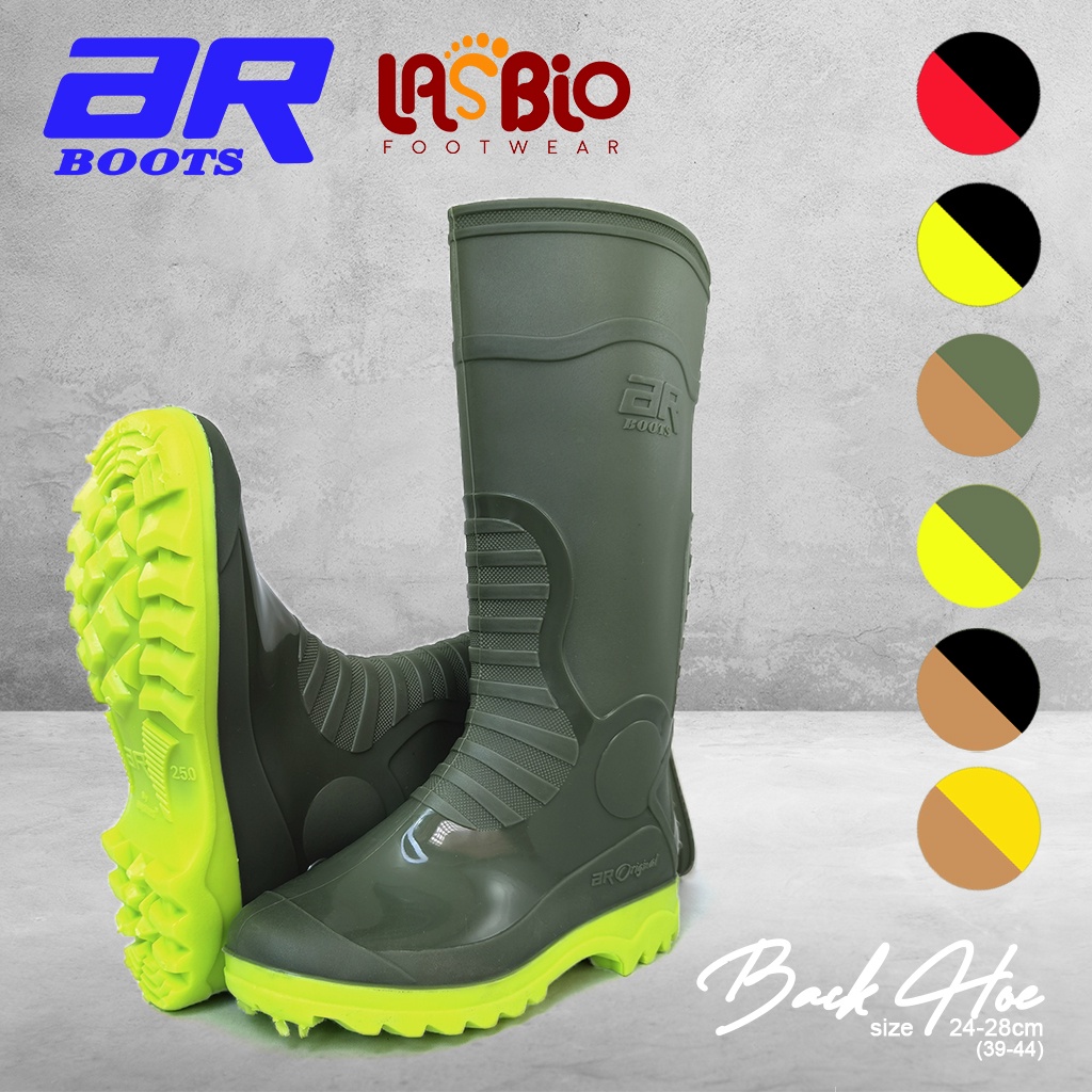 Boot Air/Hujan Anti Selip &amp; Licin dan Tahan Banting AR Boots - BackHoe