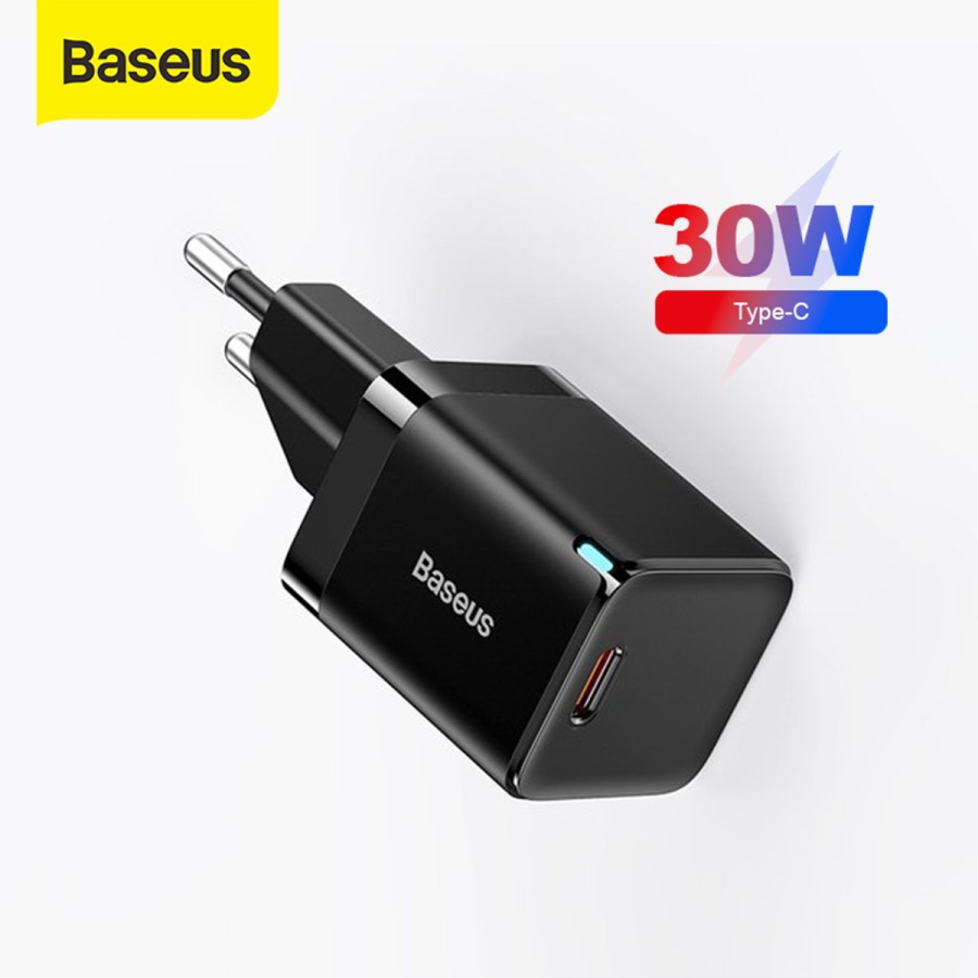 Baseus GAN 3 Smart Fast Charger 1C 30W EU - Fast Charging - 30W PD Type C