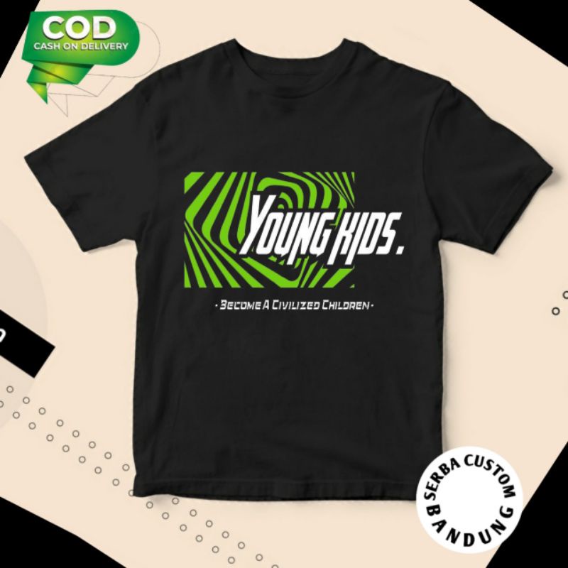 Kaos Anak Young Kids Bahan Premium
