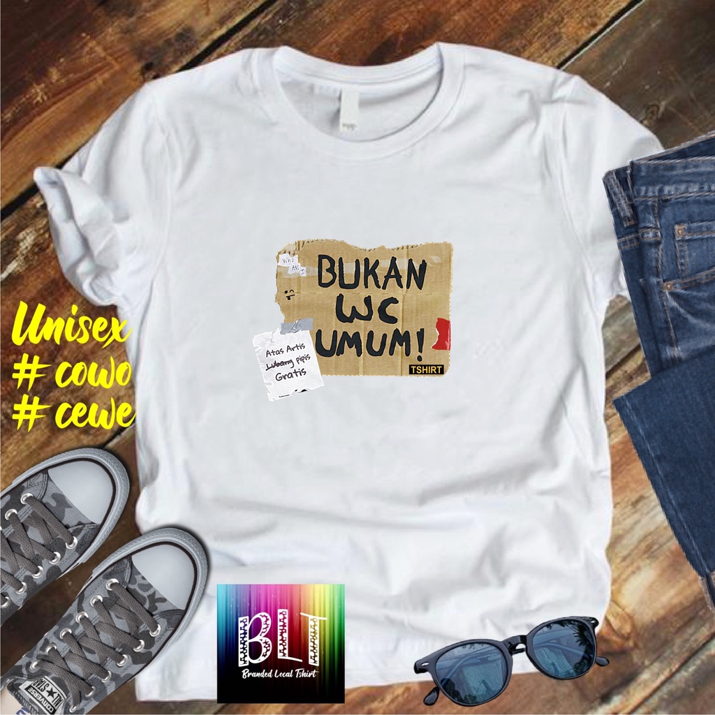 Cod Diskon Promo Gratis Ongkir/Kaos dtf BUKAN WC UMUM/Kaos Terlaris Kualitas Terjamin Kaos Pria Distro /Kaos Murah Kaos katun/Pakaian Pria  Pakaian Wanita Kaos Viral/Best Seller