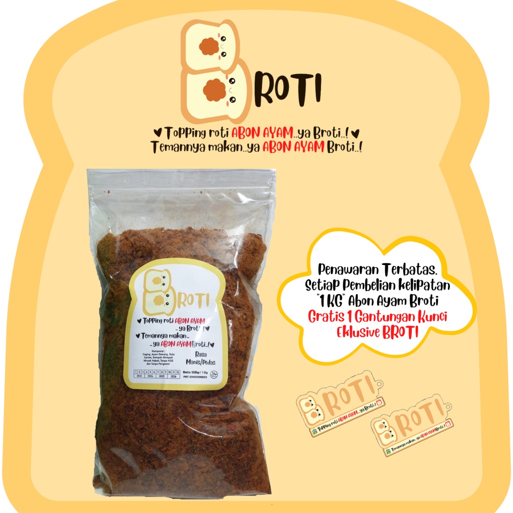 

ABON AYAM BROTI 1KG