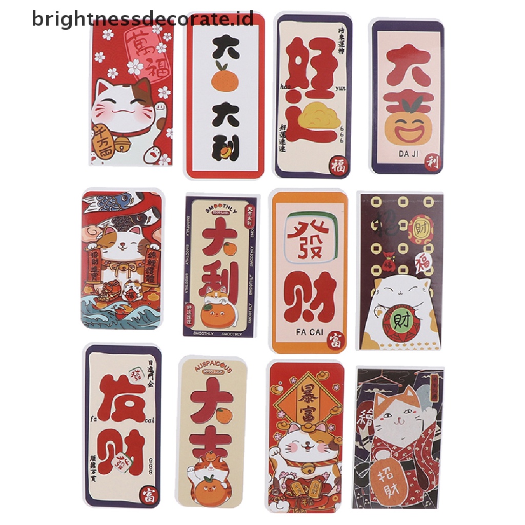 [Birth] 50pcs Lucky Cats Animal Graffiti Sticker Mainan Koper Laptop Sepeda Mobil Decals [ID]