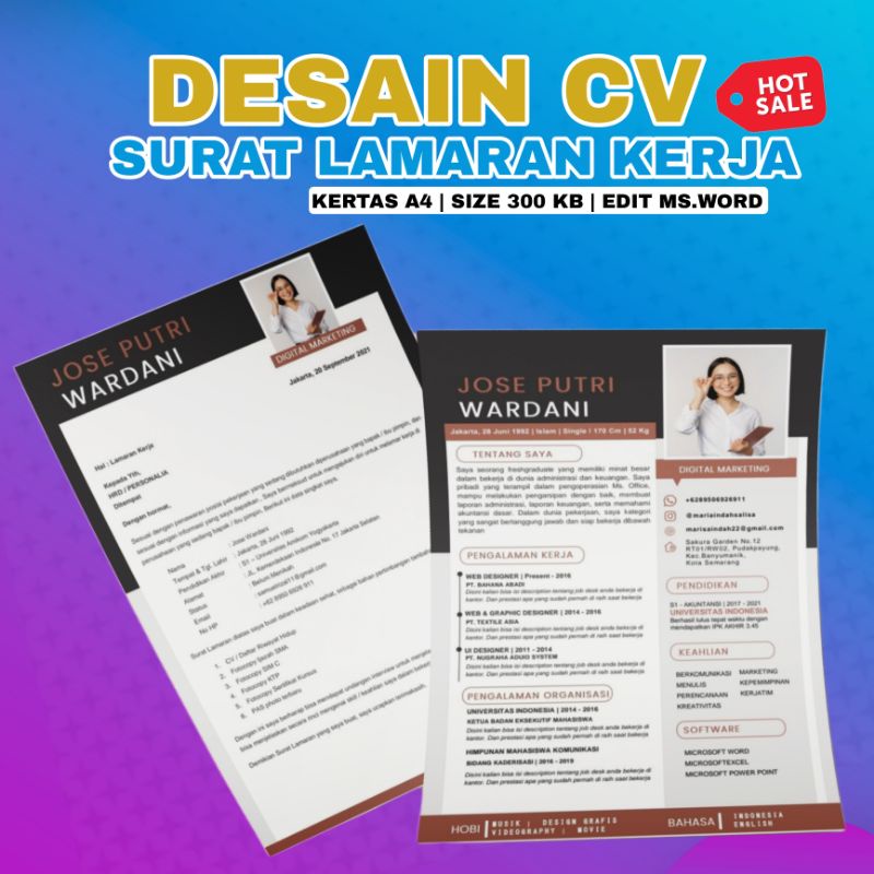 

JASA PEMBUATAN CV LAMARAN KERJA | JASA DESAIN CV DAN SURAT LAMARAN KERJA CURRICULUM VITAE MENARIK