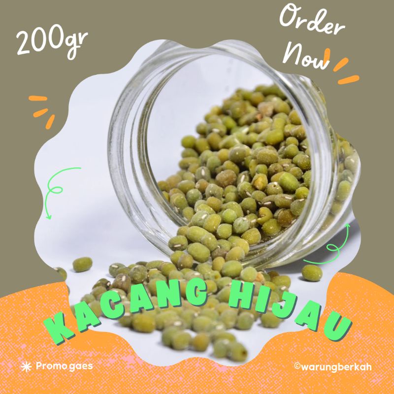 

Kacang hijau kering berat bersih 200gr