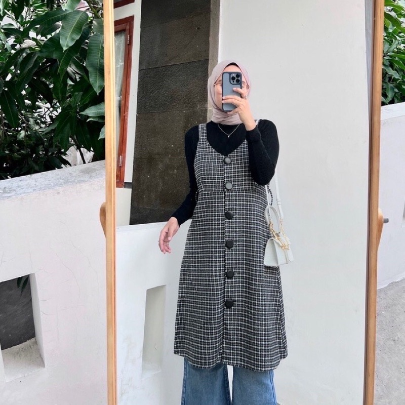 [𝐒𝐈𝐀𝐏 𝐊𝐈𝐑𝐈𝐌] HOUNDS BUTTONY OVERALL by Outfix new / Overall Import / Korean Tunic / Tunik Import / C