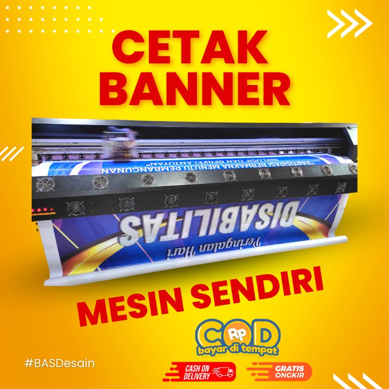 Cetak Banner / Spanduk Toko Murah - Baleho, Banner Usaha, Cetak Sehari Jadi