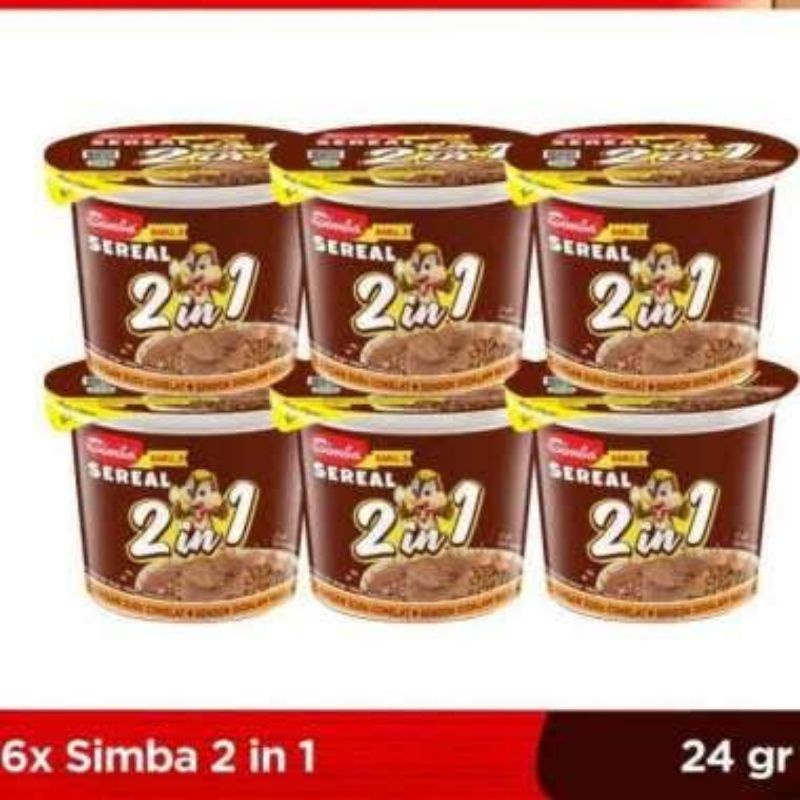 

SIMBA SEREAL CUP RASA COKELAT 1BAG ISI 6PCS