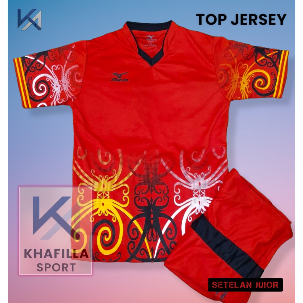 MOTIF BARU JUNIOR KAOS BOLA ANAK MOTI NARUTO UMUR 7th sampai dengan 14th plus clana