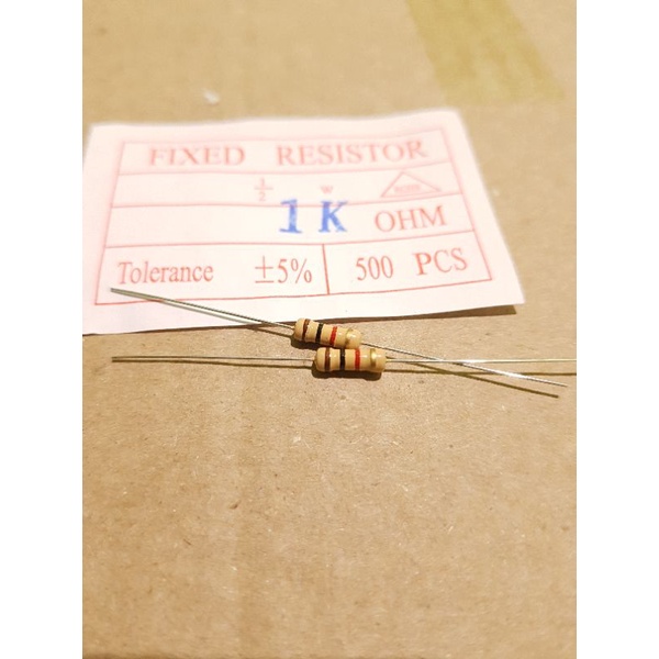 RESISTOR 1K 1/2 WATT RESISTOR 1 K 1/2 WATT 50PCS