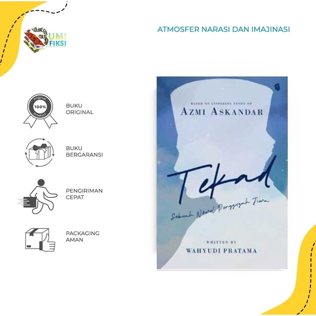NOVEL - TEKAD - AZMI ASKANDAR, DKK. - BUKUNE - BUMIFIKSI