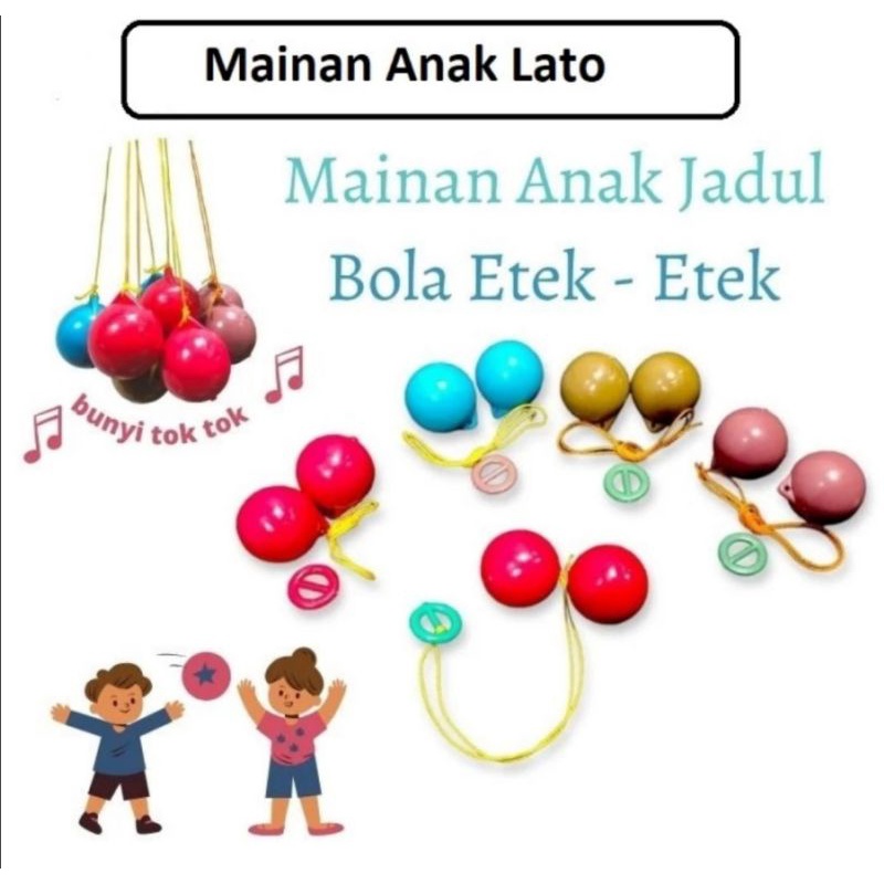 Mainan LATO LATO ETEK ETEK mainan jadul