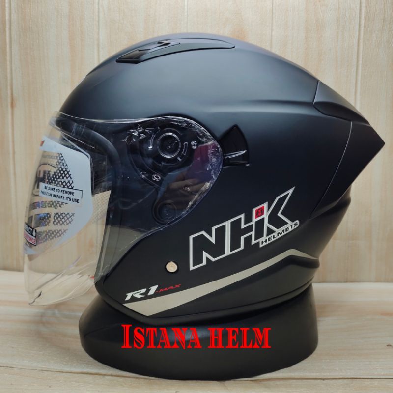 HELM NHK R1 MAX SOLID DOUBLE VISOR | ORIGINAL HELMET