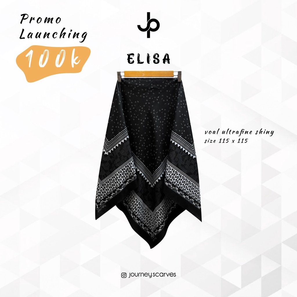 Hijab Journey Scarves Elisa Black