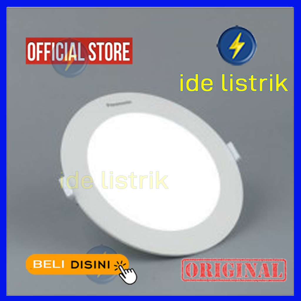 LED Panel Downlight BULAT/ROUND G3 Panasonic kualitas terbaik nyala paling terang
