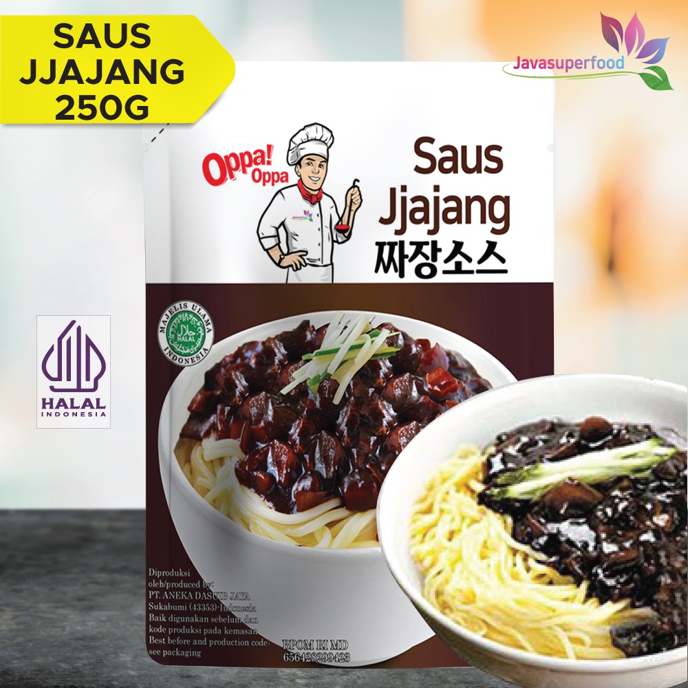Saus Jjajang Halal Pasta Kedelai Hitam 250g Saus jajangmyeon OppaOppa