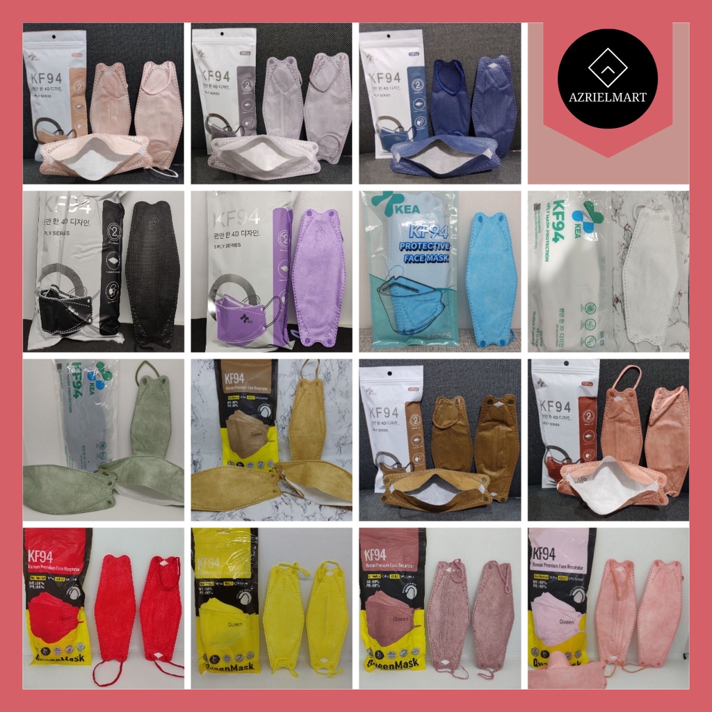 KF94 Kea Masker K94 Queen Mask Warna Warni Masker KF 94 10 pcs