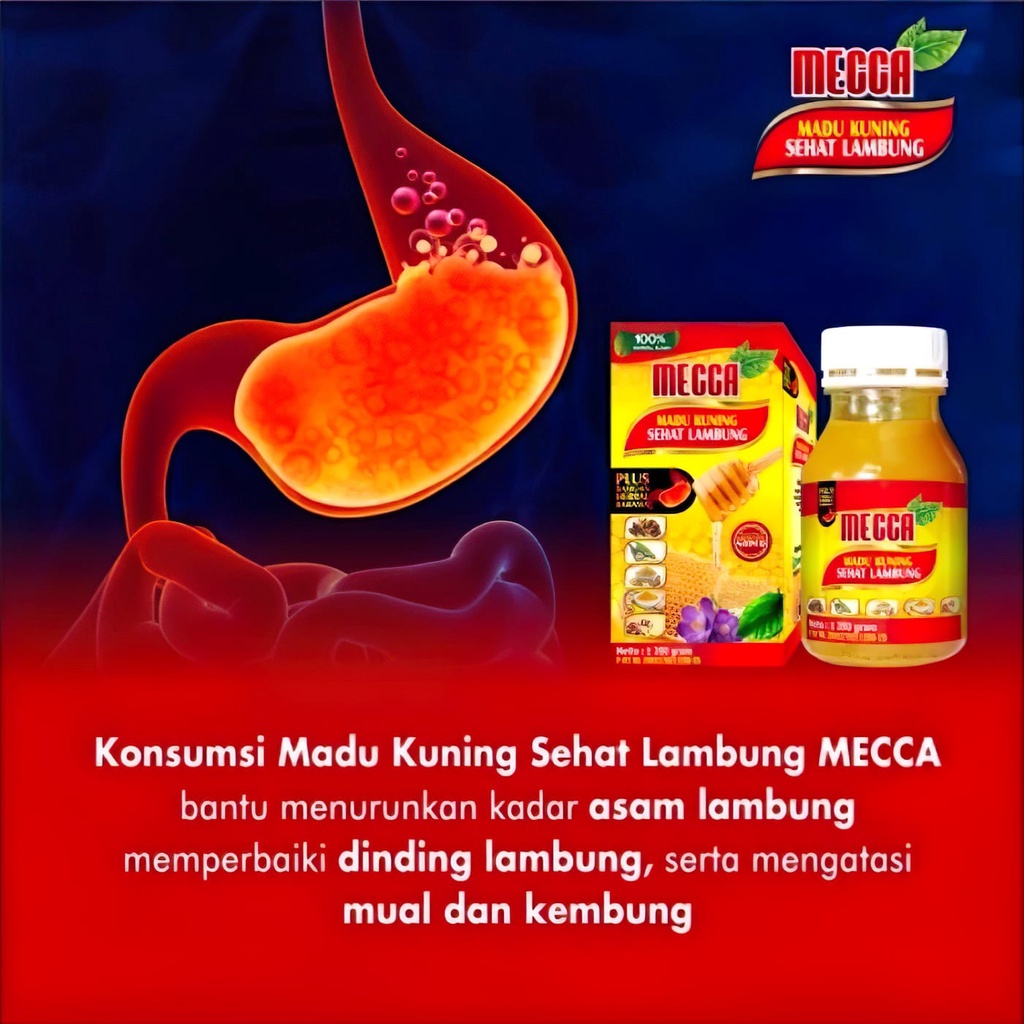 MECCA Madu Kuning Sehat Lambung