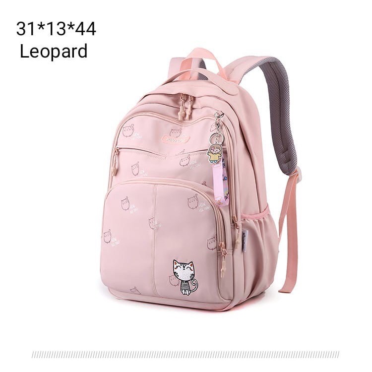 Terbaru Tas Ransel Cats Free gantungan /Ransel fashion corak kucing/Tas Ransel Anak Sekolah Sd Smp Sma Untuk anak perempuan Tas Laptop Origional